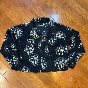 O’Neill Fleece Boxy Button-Down Jacket - Size M